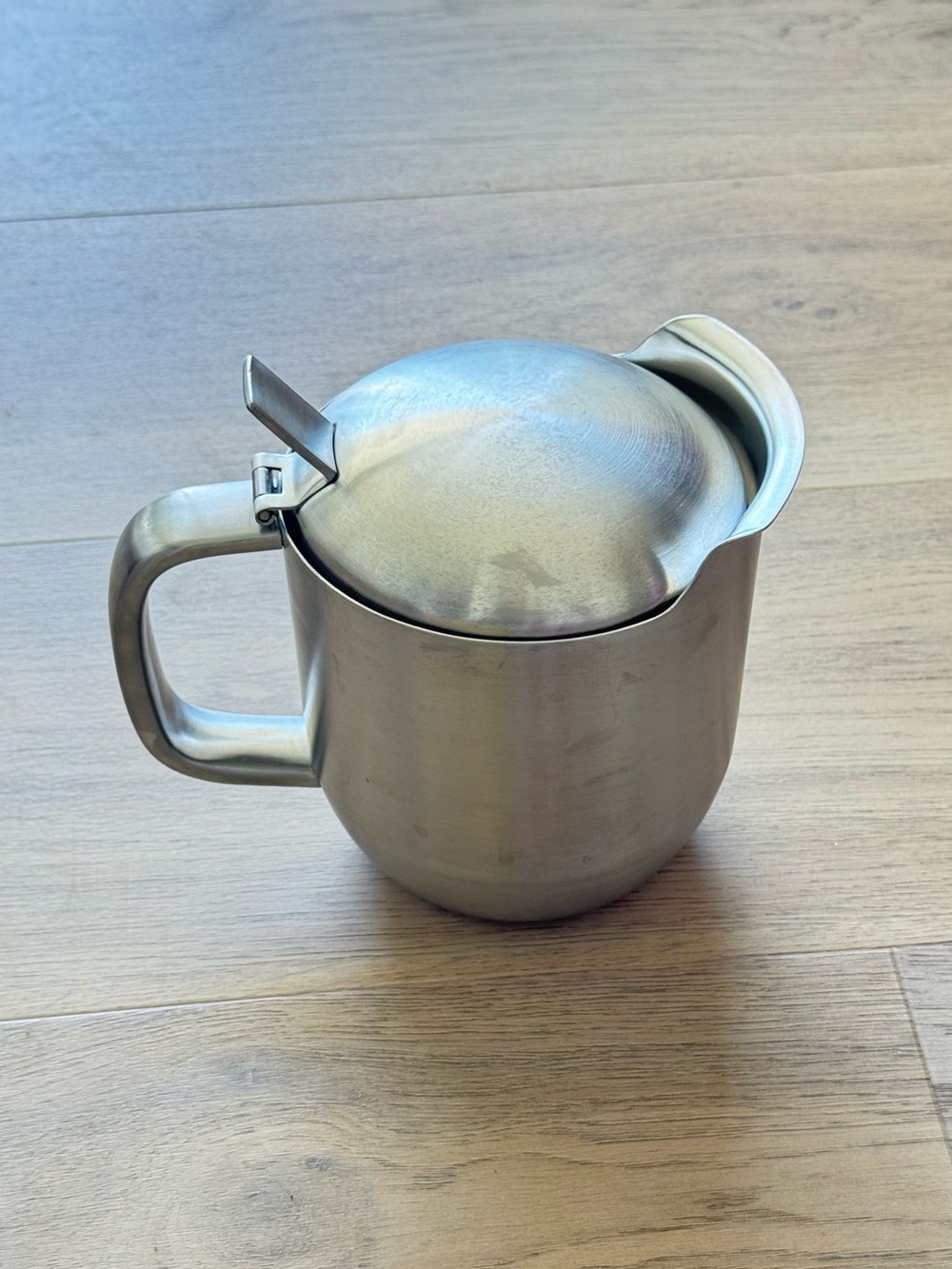 IKEA Stainless Steel -Teapot- Pitcher Jug with Handle and lid